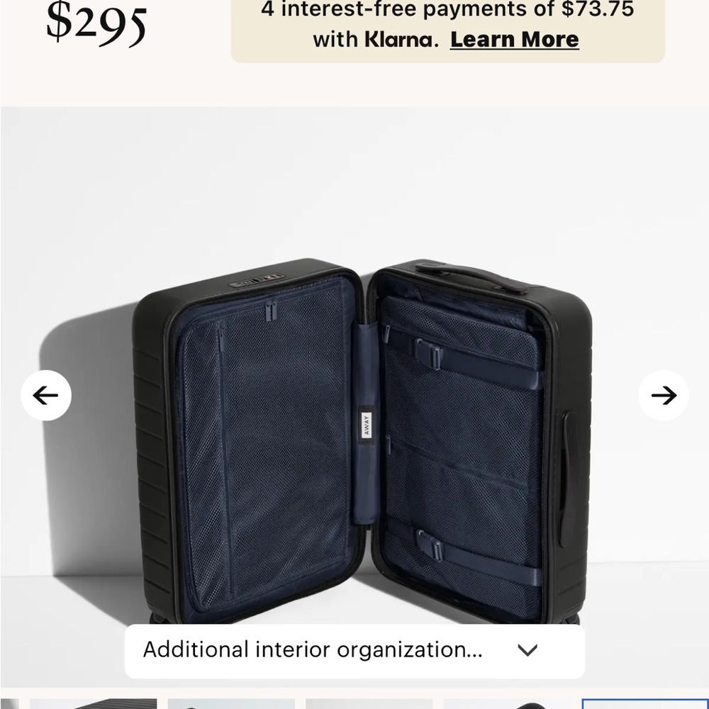 BRAND NEW AWAY carry on